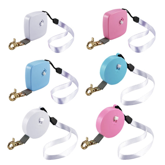 Automatic Telescopic Dog Traction Rope Small Pet Retractor(Square White) by bashfashion