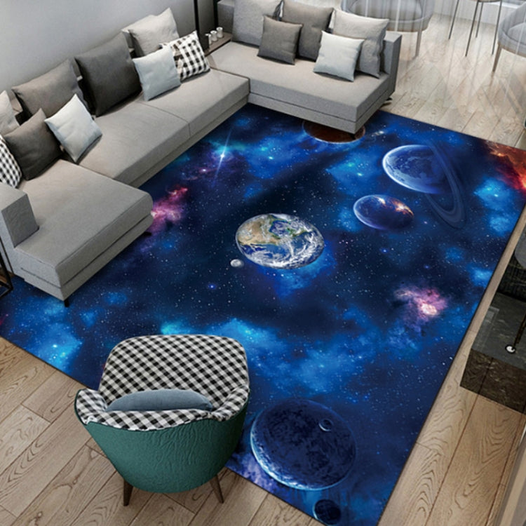 3D Visual Cartoon Cosmic Planet Living Room Carpet, Size: 60x90cm(Cosmic Planet 3) by bashfashion