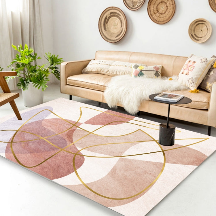 Modern Abstract Geometric Living Room Rug Coffee Table Cushion, Size: 120x160cm(10) by bashfashion