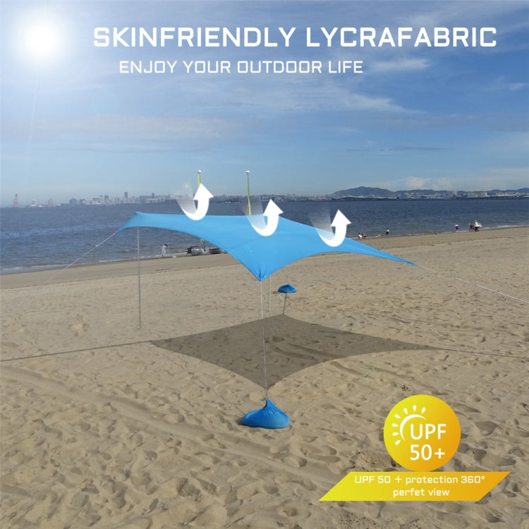 Outdoor Beach Lycra Canopy Camping Tent Sunshade Fishing Tent, Size: 210x160x150cm(Green) by bashfashion