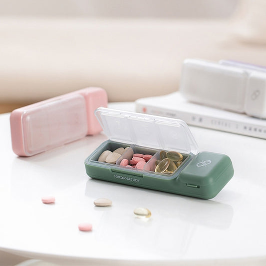 TR017 Portable Medicine Cutter Portable Mini 7 Days Sealed Separate Medicine Box(Pink) by bashfashion