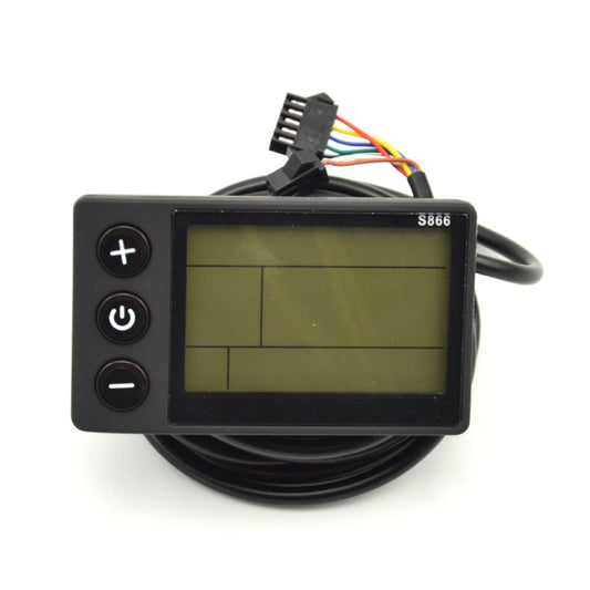 S866 Electric Bicycle Mountain Bike LCD Meter, Specification: B Type by bashfashion