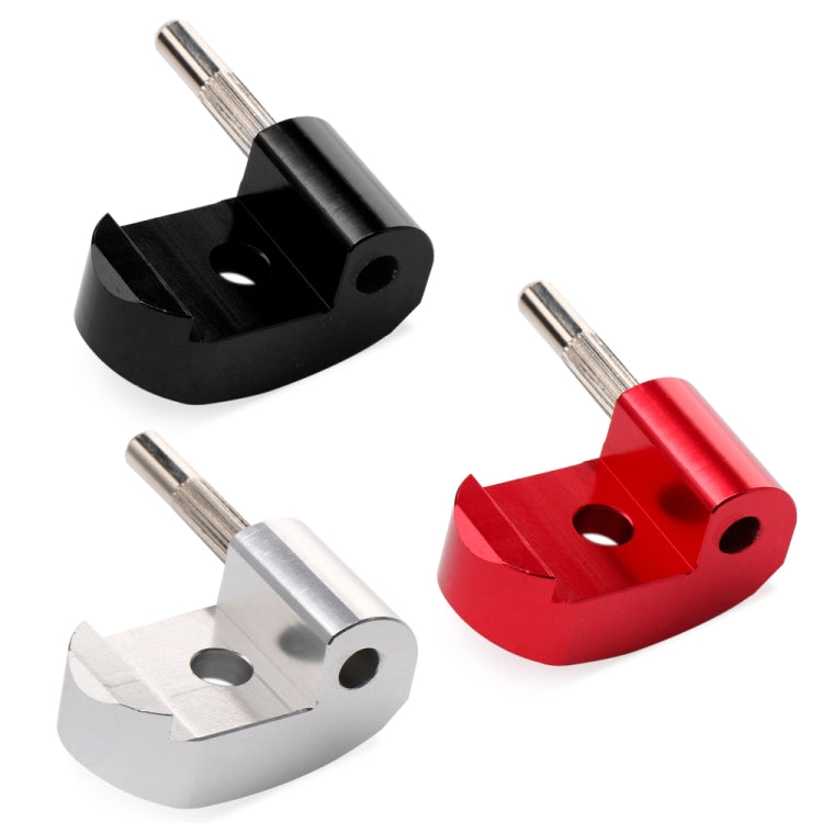 High-density Alloy Steel Electric Scooter Folding Hook for Xiaomi M365 / Pro,Style: Red +1 Dowel by bashfashion