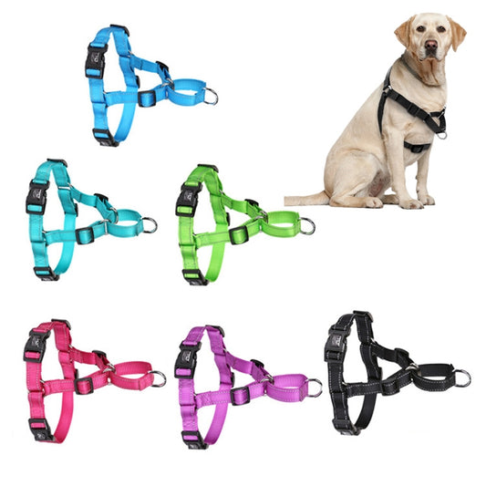 Glow Castle Pet Reflective Nylon Prevent Running Wild Chest Strap, Size: S(Black) by Glow Castle