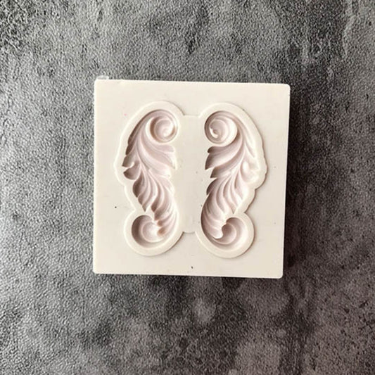 5 PCS Relief Fondant Cake Silicone Mold DIY Chocolate Mold,Style: D216 by bashfashion