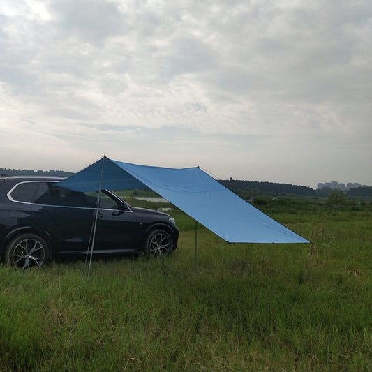 Outdoor Picnic Camping Tent On The Side Of The Car Rain-proof Sunshade Canopy 300x200cm(Blue) by bashfashion