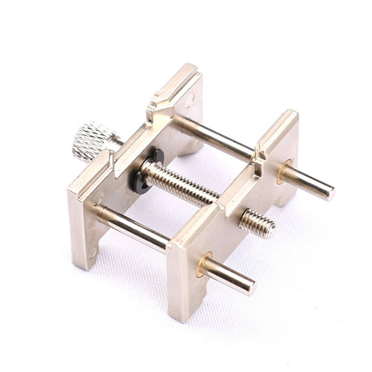 2 In 1 Watch Movement Holder Clip Base Metal Multi Function Vise Clamp, Random Color Delivery by bashfashion