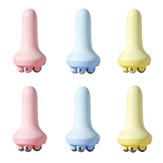 Inner Leg Exercise Muscle Relaxation Abdominal Shaping Roller Massager, Color: Blue Steel Ball Box by bashfashion