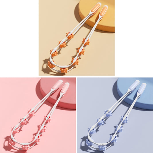 Shoulder Neck&Back Dredging Meridian Manual Roller Massager(Yellow) by bashfashion