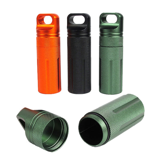 Aluminum Alloy Full Seal EDC Waterproof Can Outdoor Survival Equipment(Green) by bashfashion
