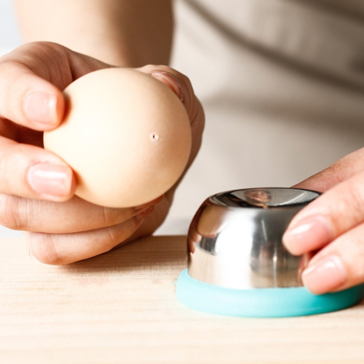 304 Stainless Steel Needle Egg Machine Boiled Egg Puncher Thorn Egg Machine(Sky Blue) by bashfashion