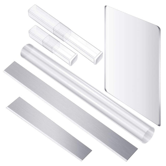 6 In 1 Acrylic Stick Press Clay Plate Pottery Clay Tools by bashfashion