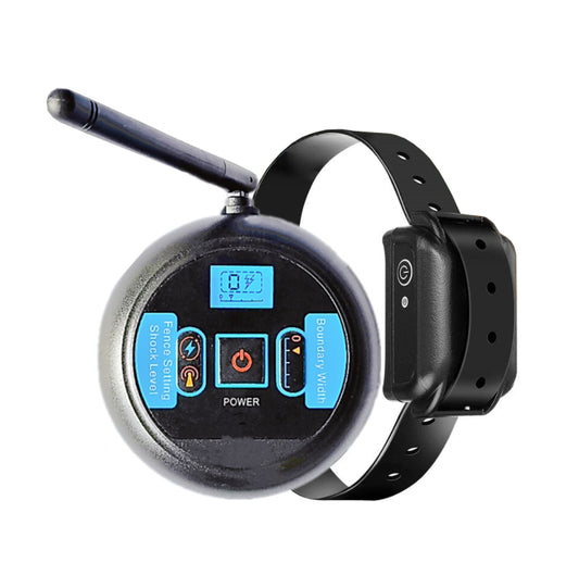 Pet Wireless Trainer Bark Stopper Electronic Fence, Specification: UK Plug(1 In 1) by bashfashion