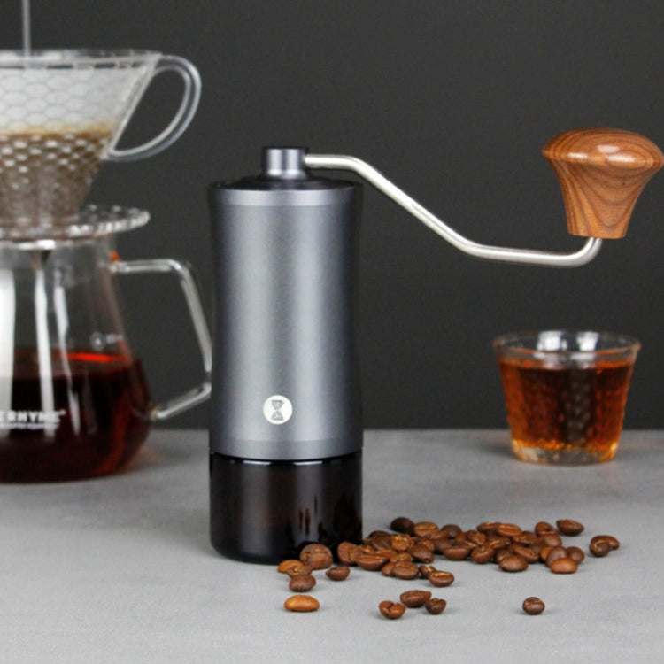 Manual Stainless Steel Core Dual Shaft Hand Crank Coffee Bean Grinder by bashfashion