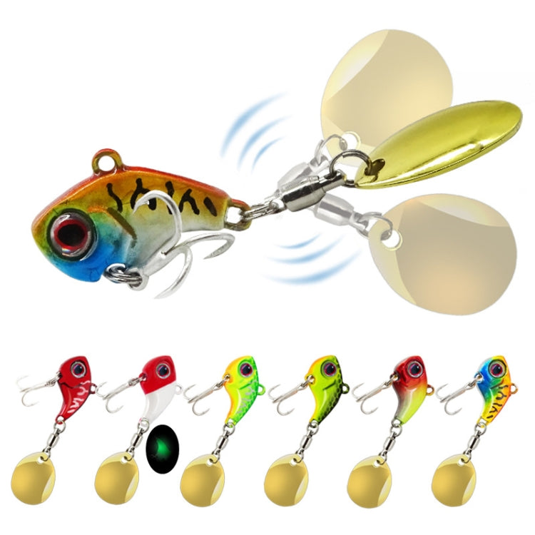 HENG JIA Distant Rotation Sequin VIB Fake Bait, Specification: 13g(6 Colors) by HENG JIA
