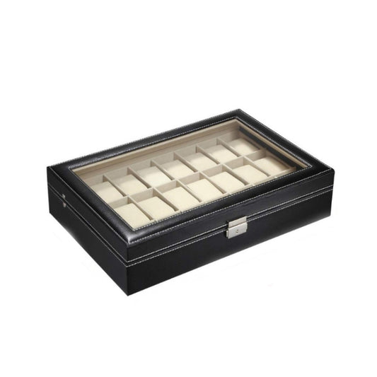 24 Bit PU Leather Watch Storage Box Display Box by bashfashion