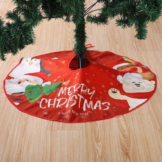 Christmas Tree Skirt Carpet Tree Bottom Cover Cloth Mat(002) by bashfashion