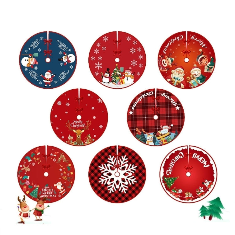Christmas Tree Skirt Carpet Tree Bottom Cover Cloth Mat(002) by bashfashion