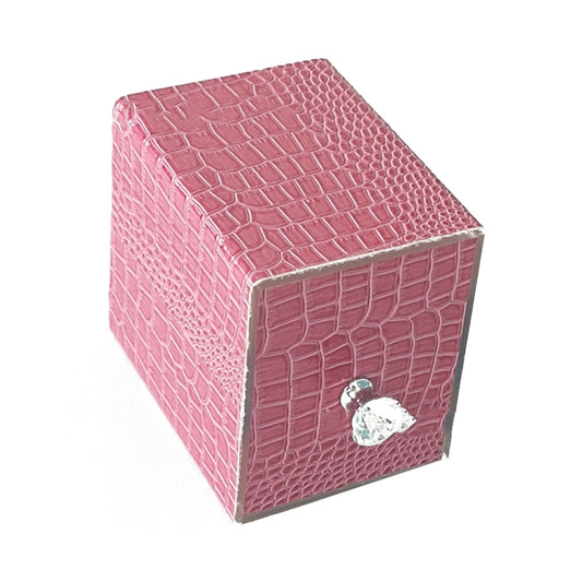 Dustproof Blue Light Disinfection Nail Polisher Storage Box(Pink) by bashfashion
