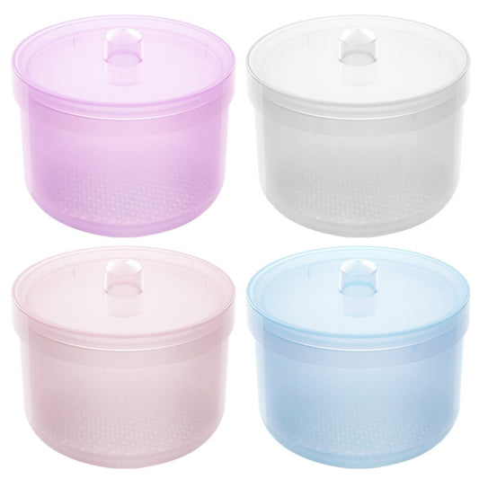 Nail Polisher Can Be Soaked And Drained Cleaning Disinfection Box(Pink) by bashfashion