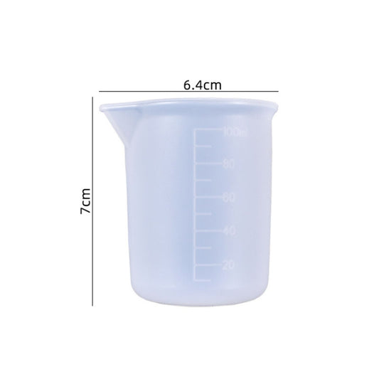10 PCS Crystal Epoxy Silicone With Scale 100ml Measuring Cup by bashfashion