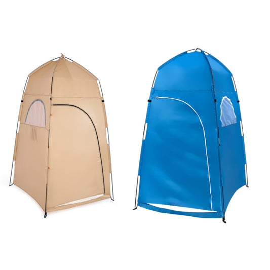 Changing Tent Shower Beach Tent Outdoor Awning(Blue) by bashfashion