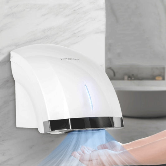 Interhasa 220V 1800W Hot and Cold Switching Electric Hand Dryer,Model: A1003 Silver,CN Plug by bashfashion