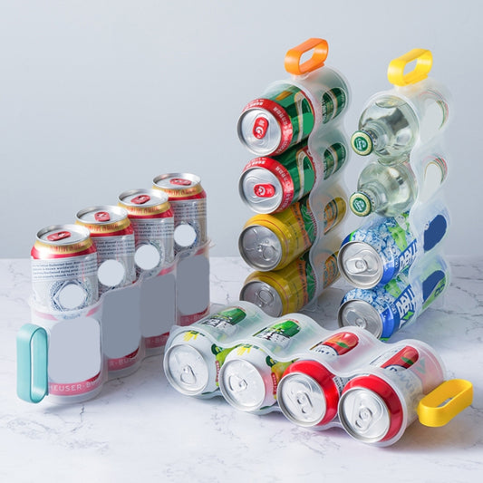 Beer Cola Refrigerated Transparent Storage Box(Orange) by bashfashion