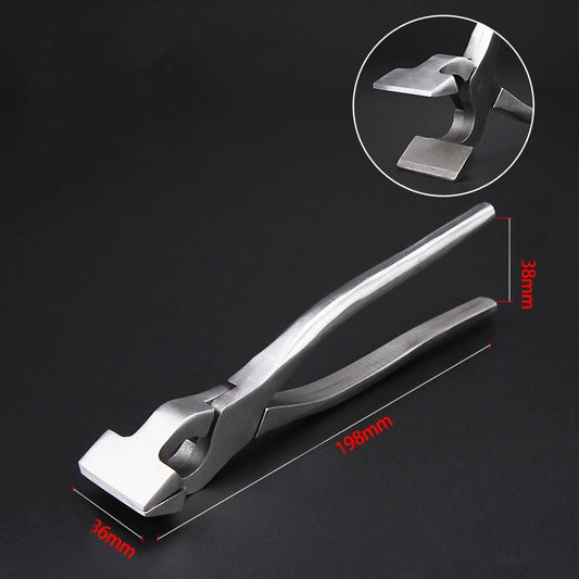 Leather Flat Pliers Hemming Pliers Handmade DIY Tools For Bags and Shoes(Straight Head) by bashfashion