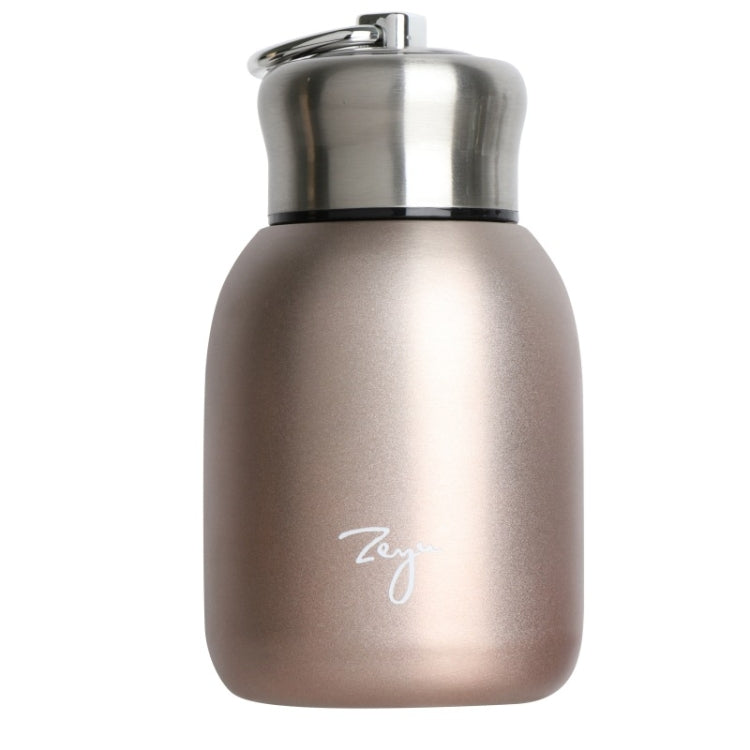 280ml 304 Stainless Steel Handle Vacuum Insulation Cup Big Belly Gift Cup(Rose Gold) by bashfashion