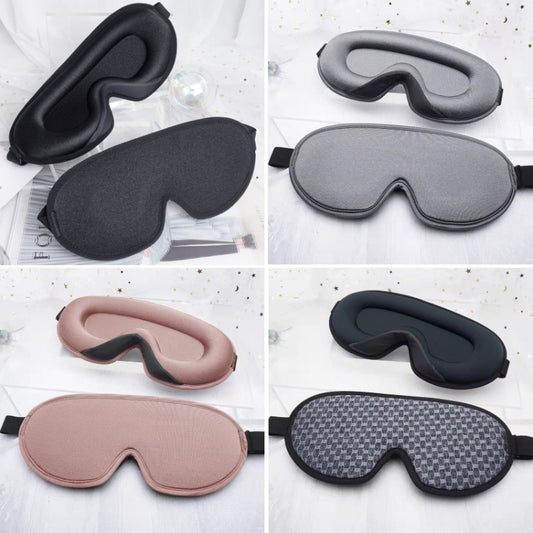 Three-Dimensional Breathable Hollow Sleep Shading Eye Mask, Specification: Color Matching by bashfashion