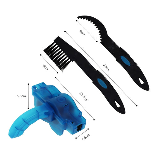 Bike Chain Washer Cleaner Kit Maintenance Tool,Specification: 4 In 1 Brush by bashfashion