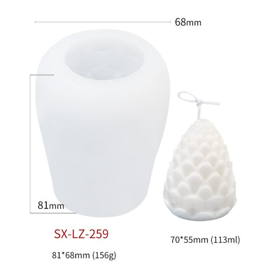DIY Christmas Candle Aromatherapy Gypsum Silicone Mold, Shape: Matsi Kot by bashfashion