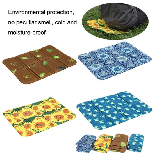 Portable Dirty Park Folding Picnic Mat Moisture-proof and Cool Cushion(Qingqing Jade Leaf) by bashfashion