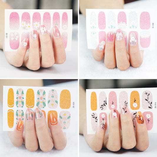 10 PCS 3D Hot Stamping Waterproof Nail Art Sticker(Z/A109) by bashfashion
