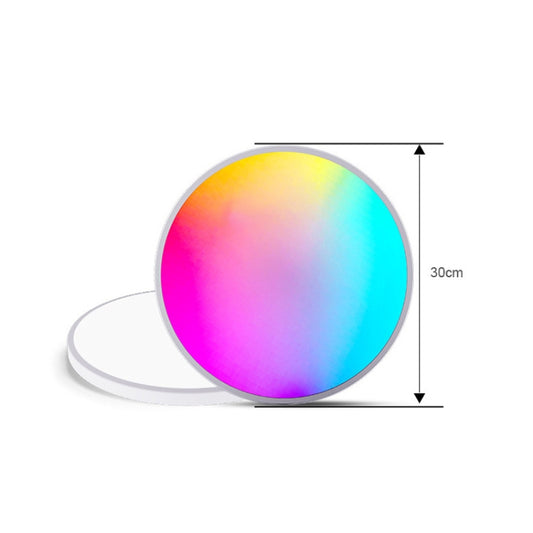 RGBCW Smart Graffiti App Voice Ceiling Light, Voltage: US Standard 110V-130V(White Frame) by bashfashion