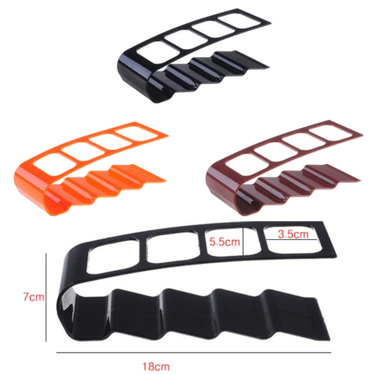 Four-compartment Remote Control Desktop Storage Rack(Black) by bashfashion