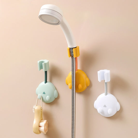 JM049 Cartoon Shower Rack Universal Adjustment Shower Base Fixed Device(Green) by bashfashion