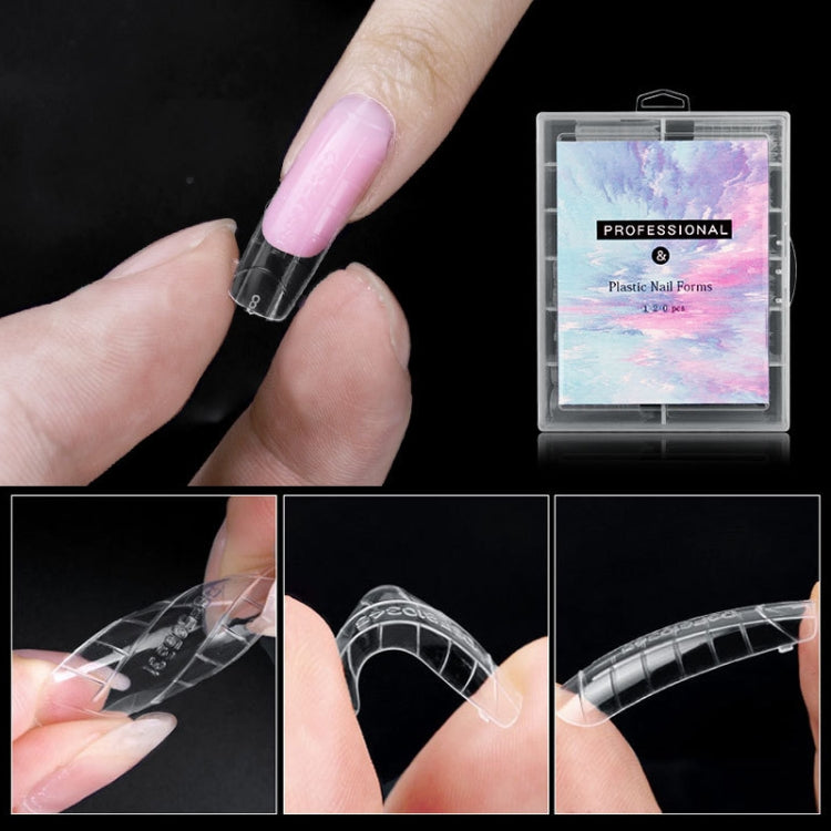 2 Boxes Nail Crystal Rapid Light Therapy Extension Nail Model, Shape: 120 PCS 11 by bashfashion