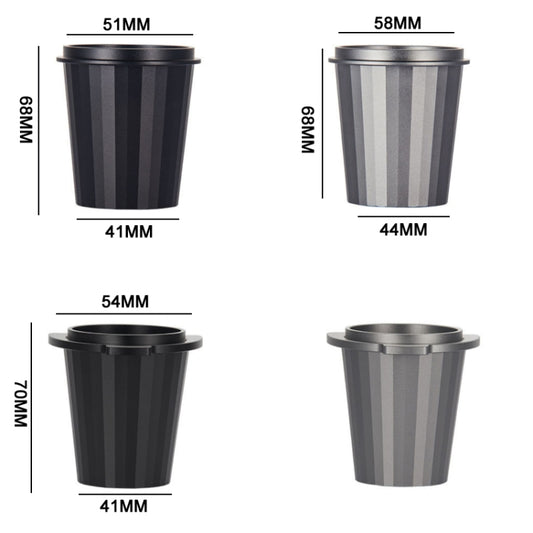 Coffee Machine Powder Cup Sieve Brewing Head Appliance, Color: Dark Black (51mm) by bashfashion