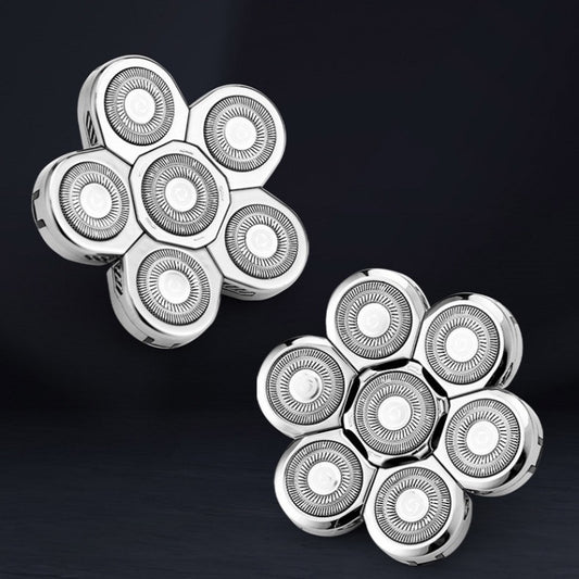 Shaver Replaceable Washable Double Ring Knife Mesh Floating Head 6 Knife Net by bashfashion