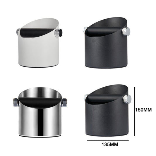 Coffee Waste Bin Milk Tea Residue Recycling Powder Box, Color: Black (Aluminum Alloy) by bashfashion