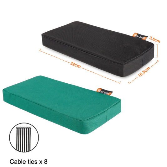 WEST BIKING YP0801137 Bicycle Rear Seat Manned Mountain Bike Soft Seat(Black) by WEST BIKING