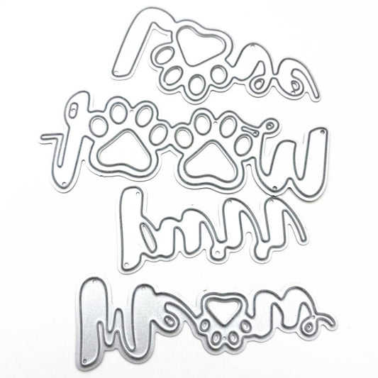 Letter Fabric Leather Hand Cutting Die by bashfashion