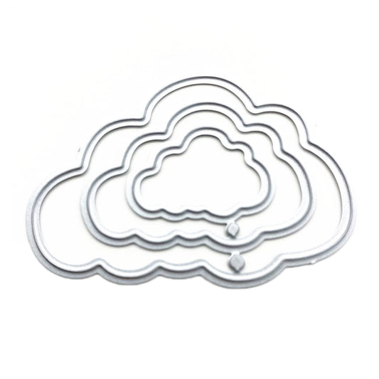 Three Clouds Metal Embossing Cutting Die Paper Quilling Die by bashfashion