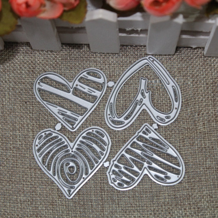 Heart Shaped Metal Embossed Paper Art Cutting Die by bashfashion