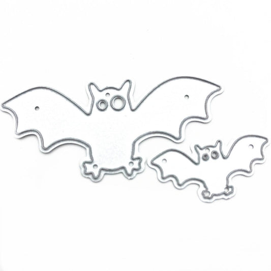 10 PCS Halloween Bat Handmade Metal Embossing Cutting Die by bashfashion