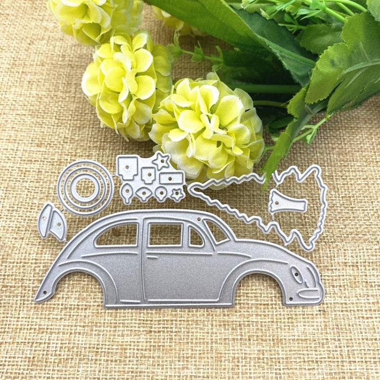 Car Christmas Tree Metal Paper Art Leather Cutting Die by bashfashion