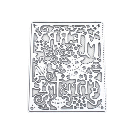 Christmas Alphabet Scrapbook Cutting Die by bashfashion