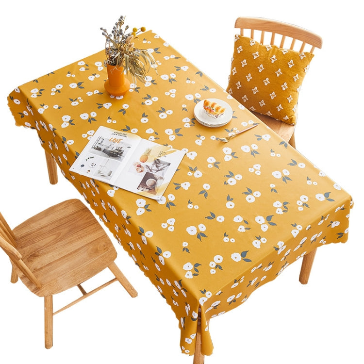 Rural Farm PVC Paper Waterproof Oil Wash Desktop Table Cloth, Size: 140x220cm(Fresh Leaves) by bashfashion